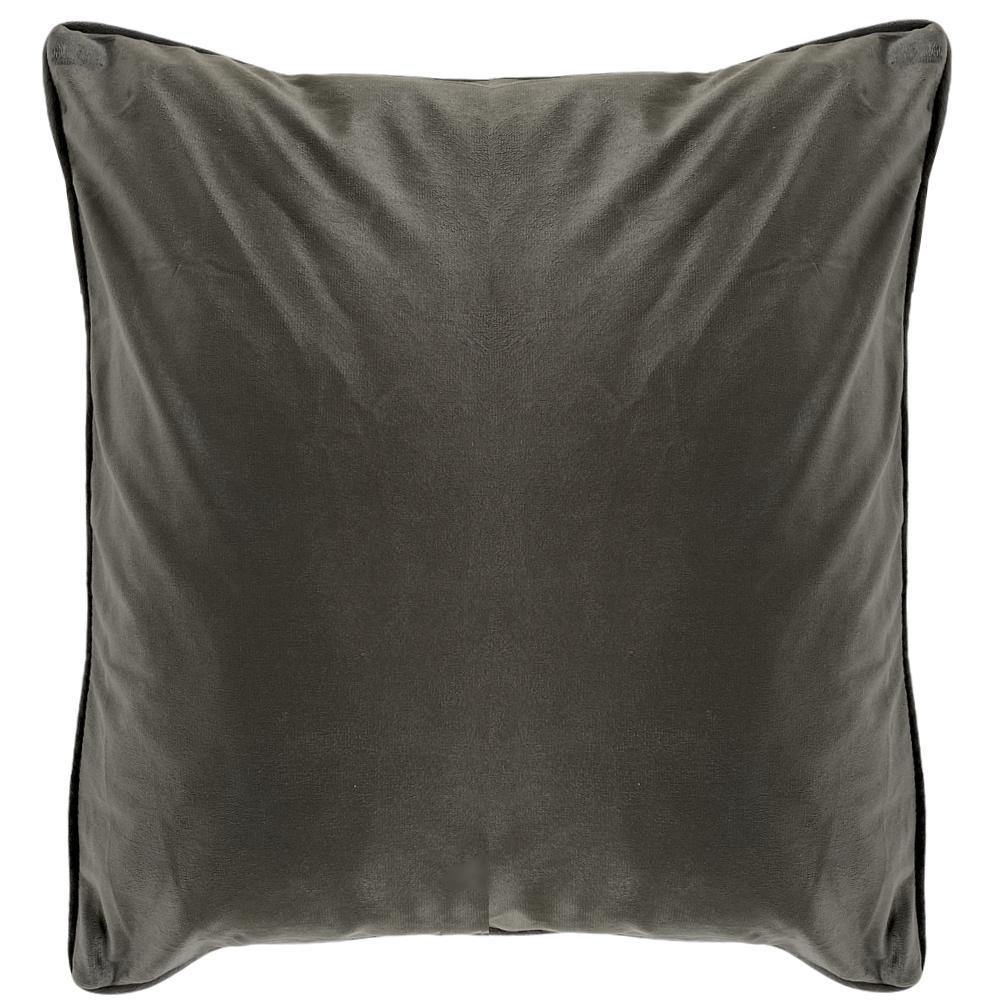 French Velvet Cushion Cover - Granite - Williamsons Home