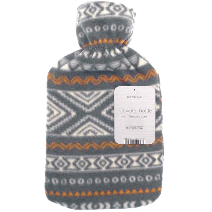 Fleece Printed Hot Water Bottle (2L) - Williamsons Factory Shop