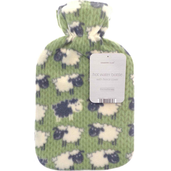 Fleece Printed Hot Water Bottle (2L) - Williamsons Factory Shop