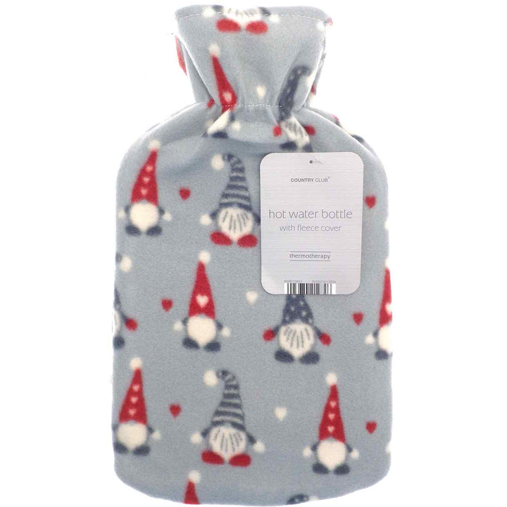 Fleece Printed Hot Water Bottle (2L) - Williamsons Factory Shop