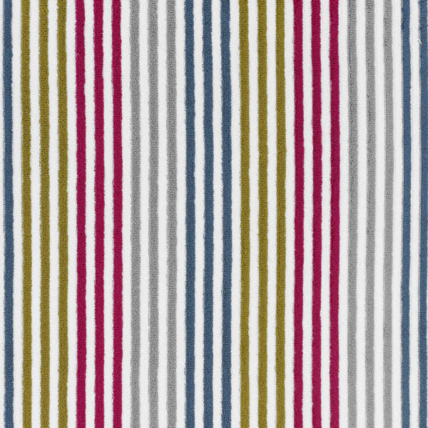 Hanover Striped Cotton Towel - Magenta