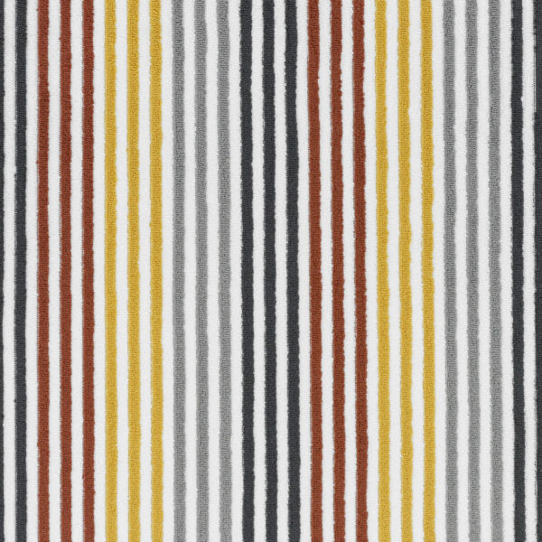 Hanover Striped Cotton Towel - Mustard - Williamsons Factory Shop