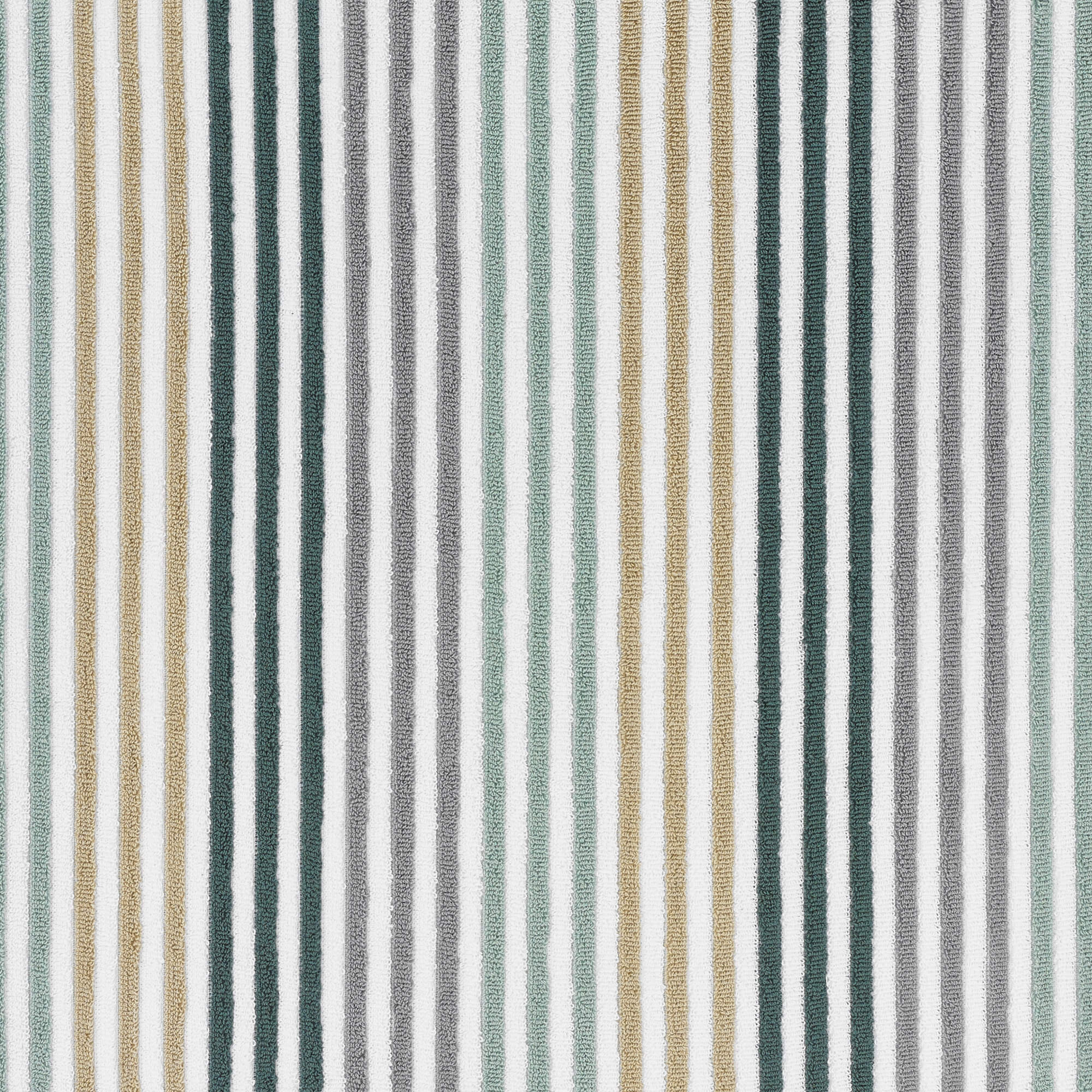 Hanover Striped Cotton Towel - Seagrass