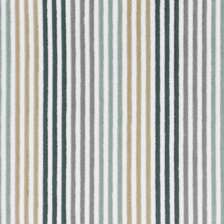 Hanover Striped Cotton Towel - Seagrass - Williamsons Factory Shop