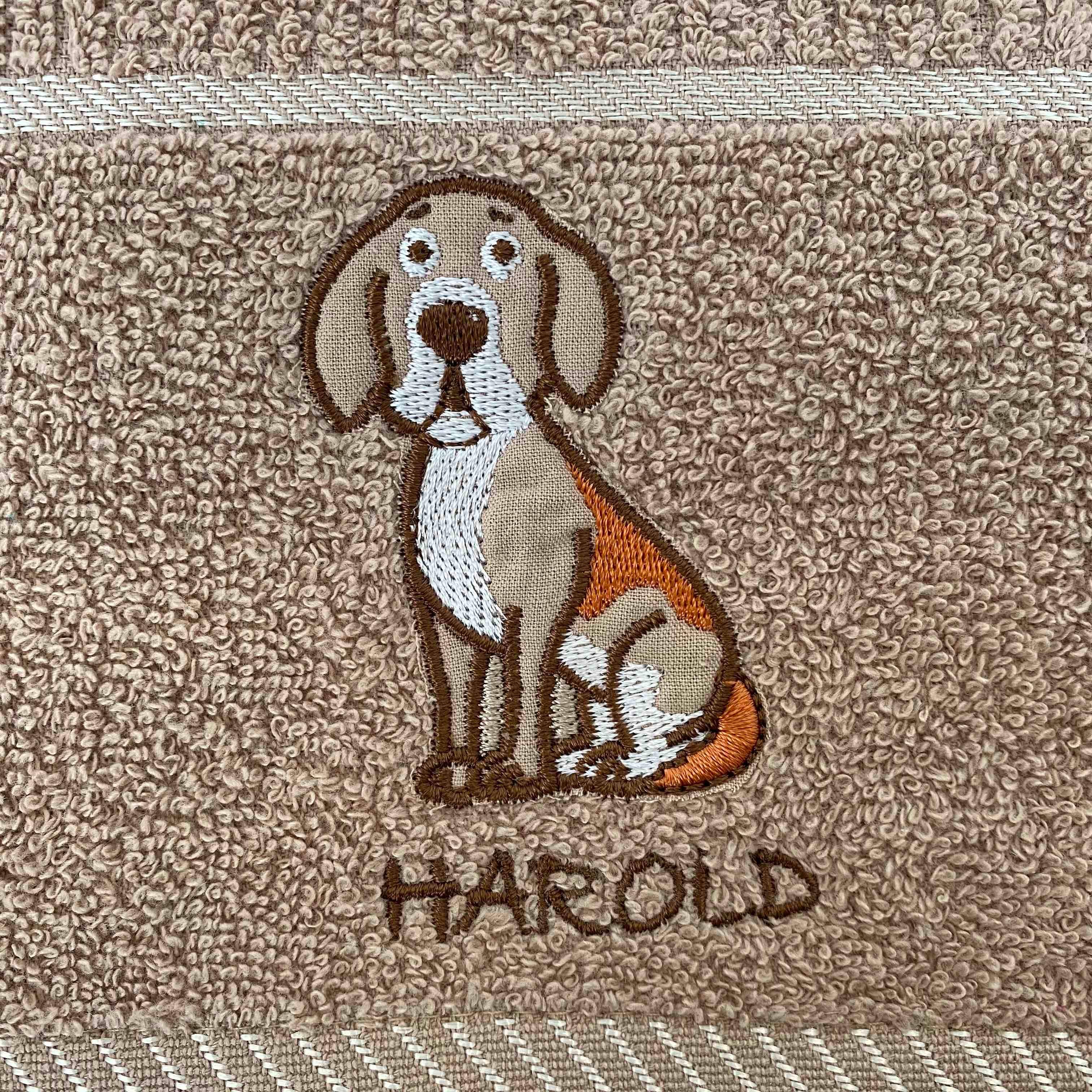 Harold Dog Kitchen Towel-Williamsons Factory Shop