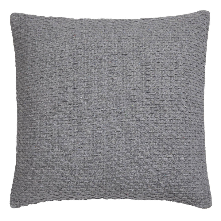 Drift Home Hayden Recycled Cotton Cushion Cover - Grey - Williamsons Factory Shop