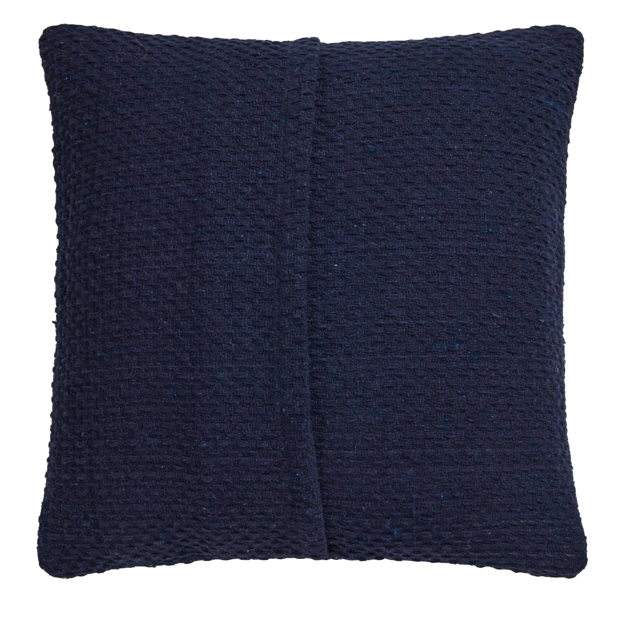 Drift Home Hayden Recycled Cotton Cushion Cover - Navy