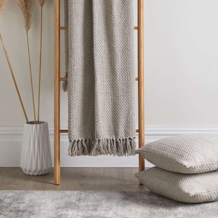Drift Home Hayden Recycled Cotton Cushion Cover - Natural - Williamsons Factory Shop