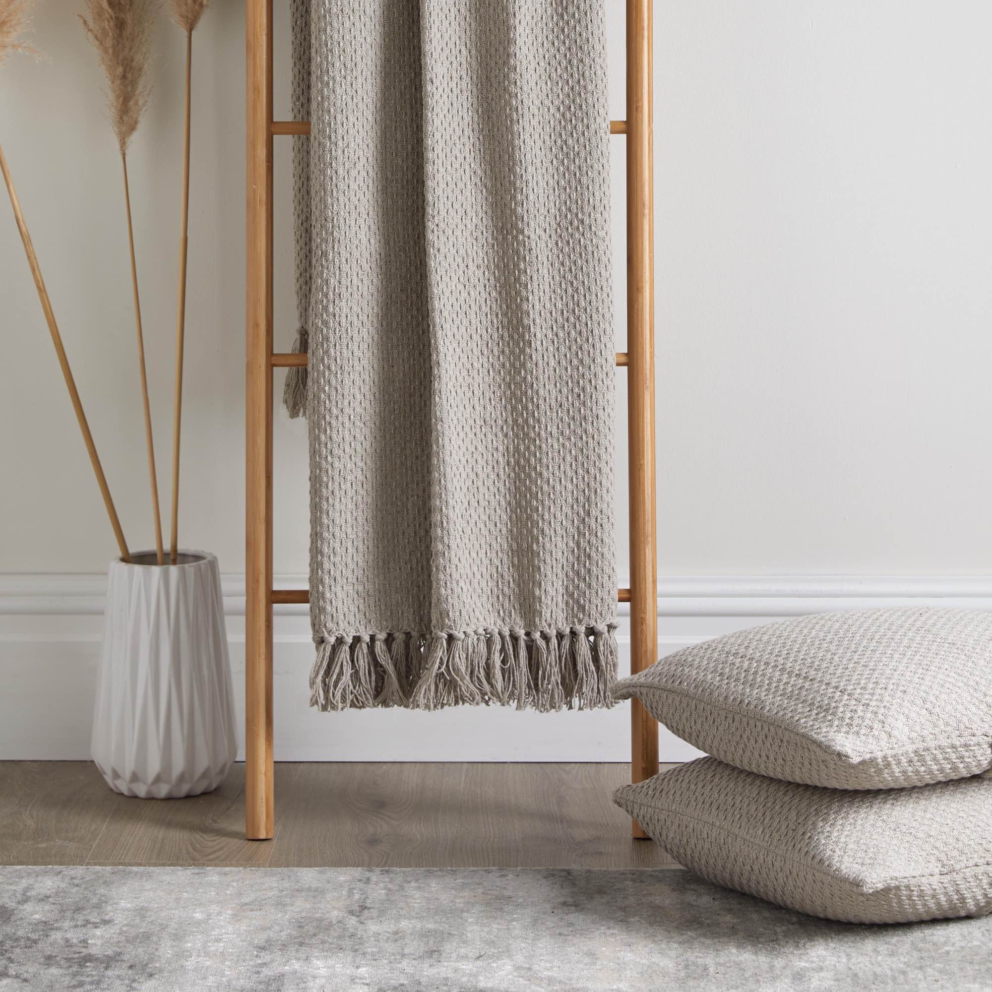 Drift Home Hayden Recycled Cotton Throw - Natural