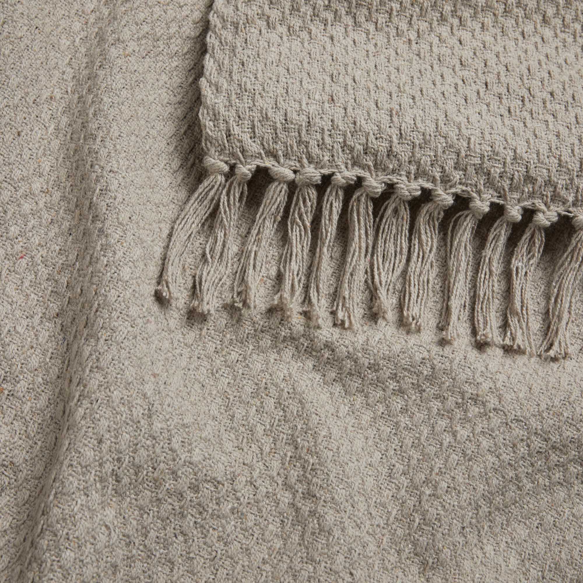Drift Home Hayden Recycled Cotton Throw - Natural