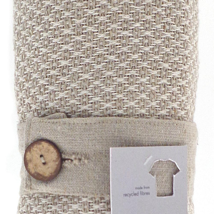 Ikon Recycled Throw - Natural-Williamsons Factory Shop
