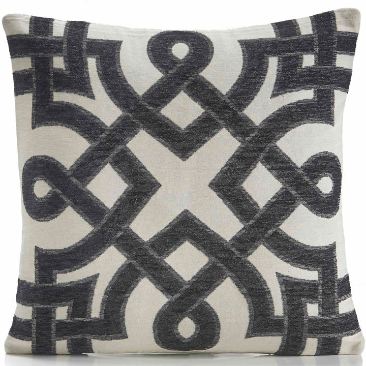 Imperial Chenille Cushion Cover - Black-Williamsons Factory Shop