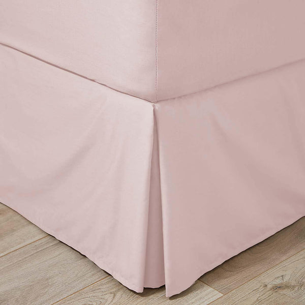 Imported Percale Pleated Valance - Pink - Williamsons Factory Shop