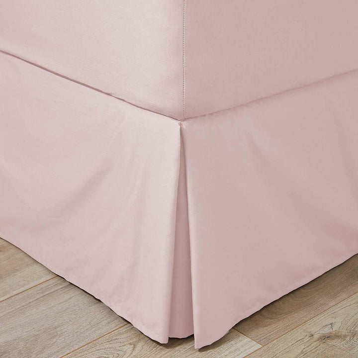 Imported Percale Pleated Valance - Pink - Williamsons Factory Shop
