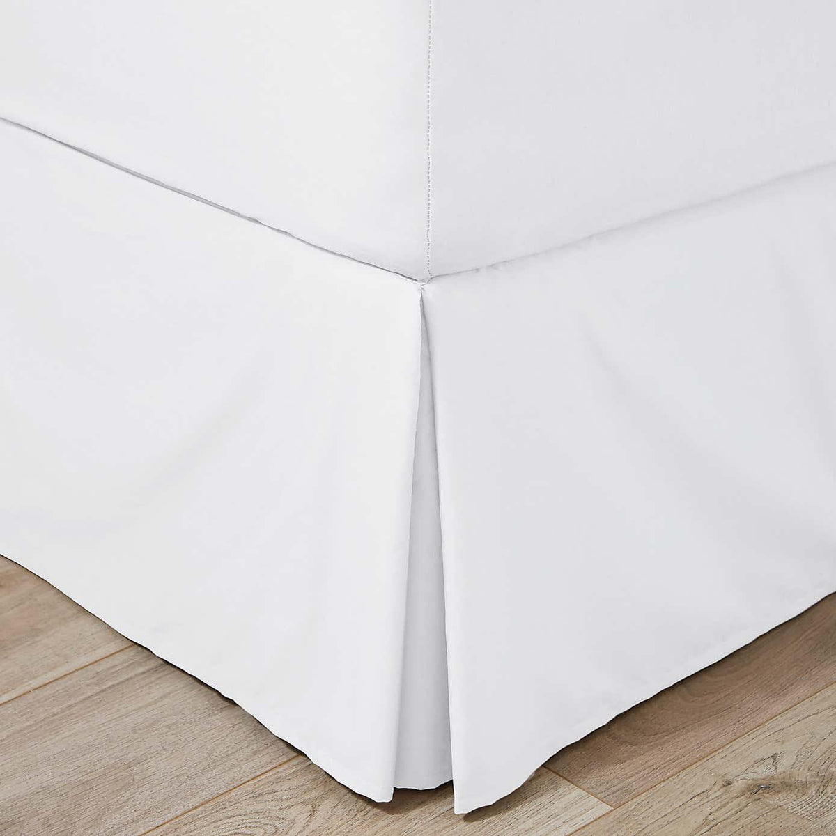 Imported Percale Pleated Valance - White - Williamsons Home