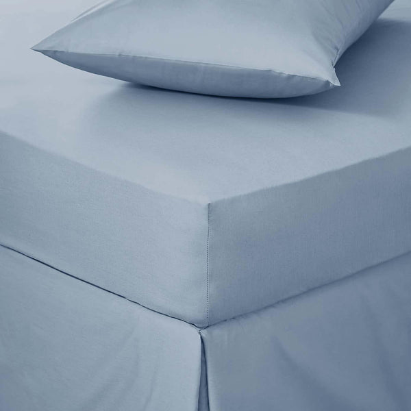 Imported Percale Sheets - Blue - Williamsons Factory Shop