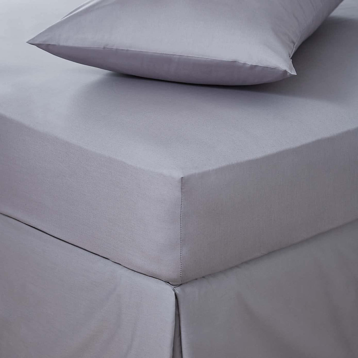 Imported Percale Sheets - Grey - Williamsons Home