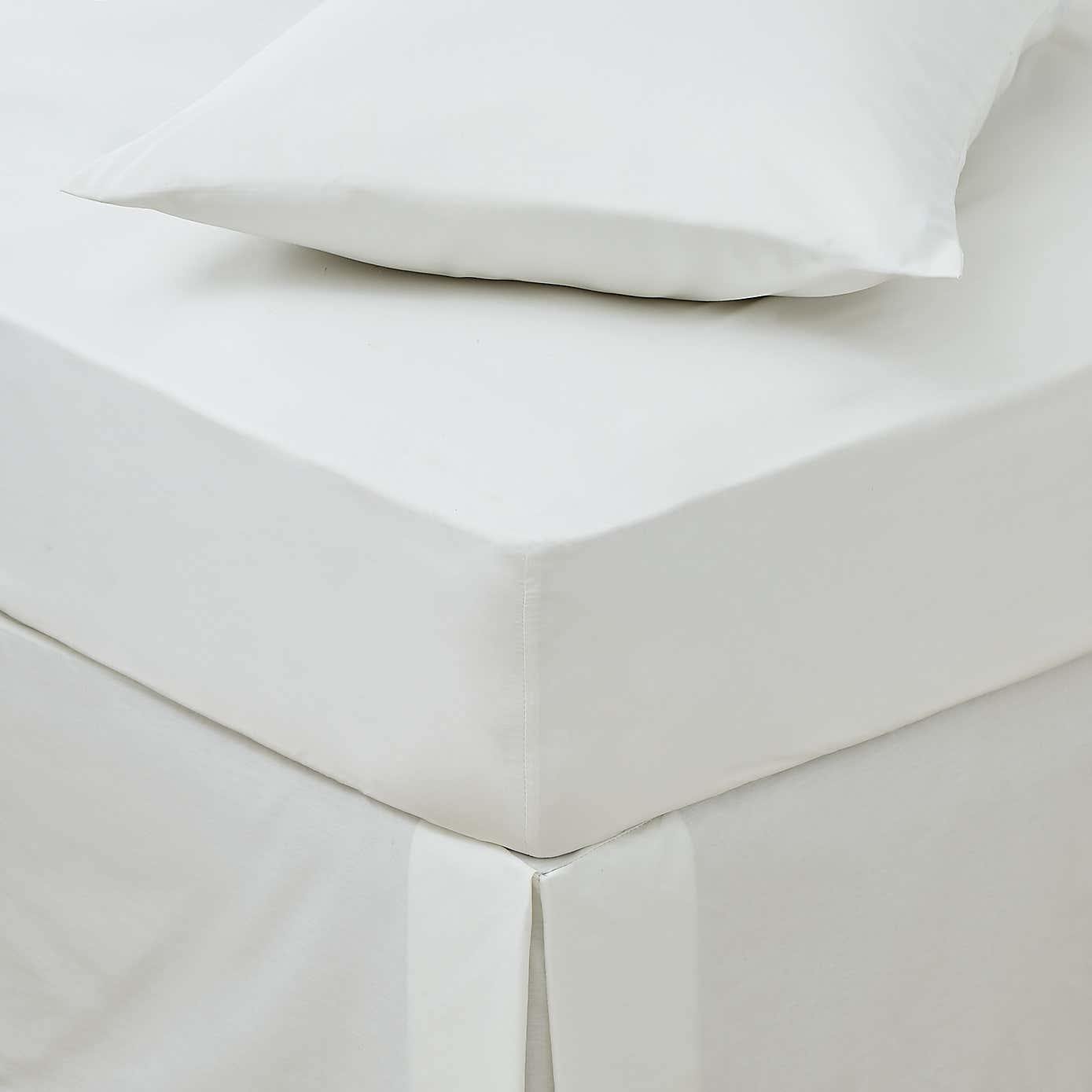 Imported Percale Sheets - Ivory-Williamsons Factory Shop