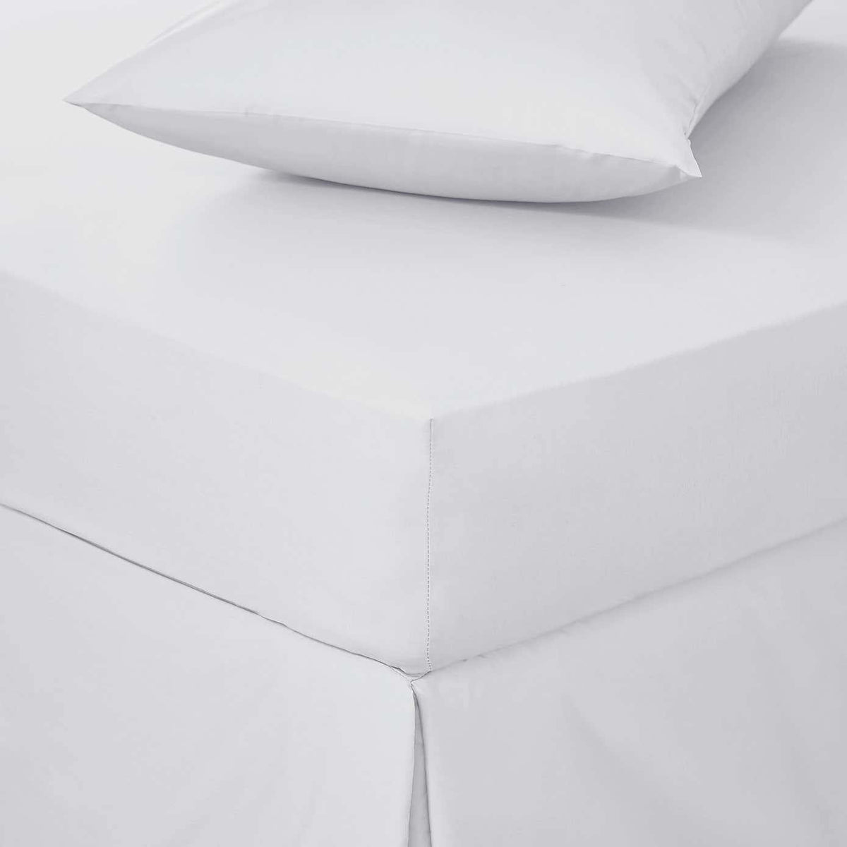 Imported Percale Sheets - White - Williamsons Home