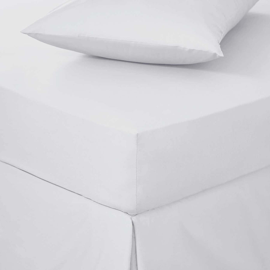 Imported Percale Sheets - White - Williamsons Factory Shop
