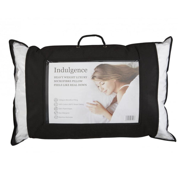 Indulgence 1200gsm Microfibre Pillow-Williamsons Factory Shop