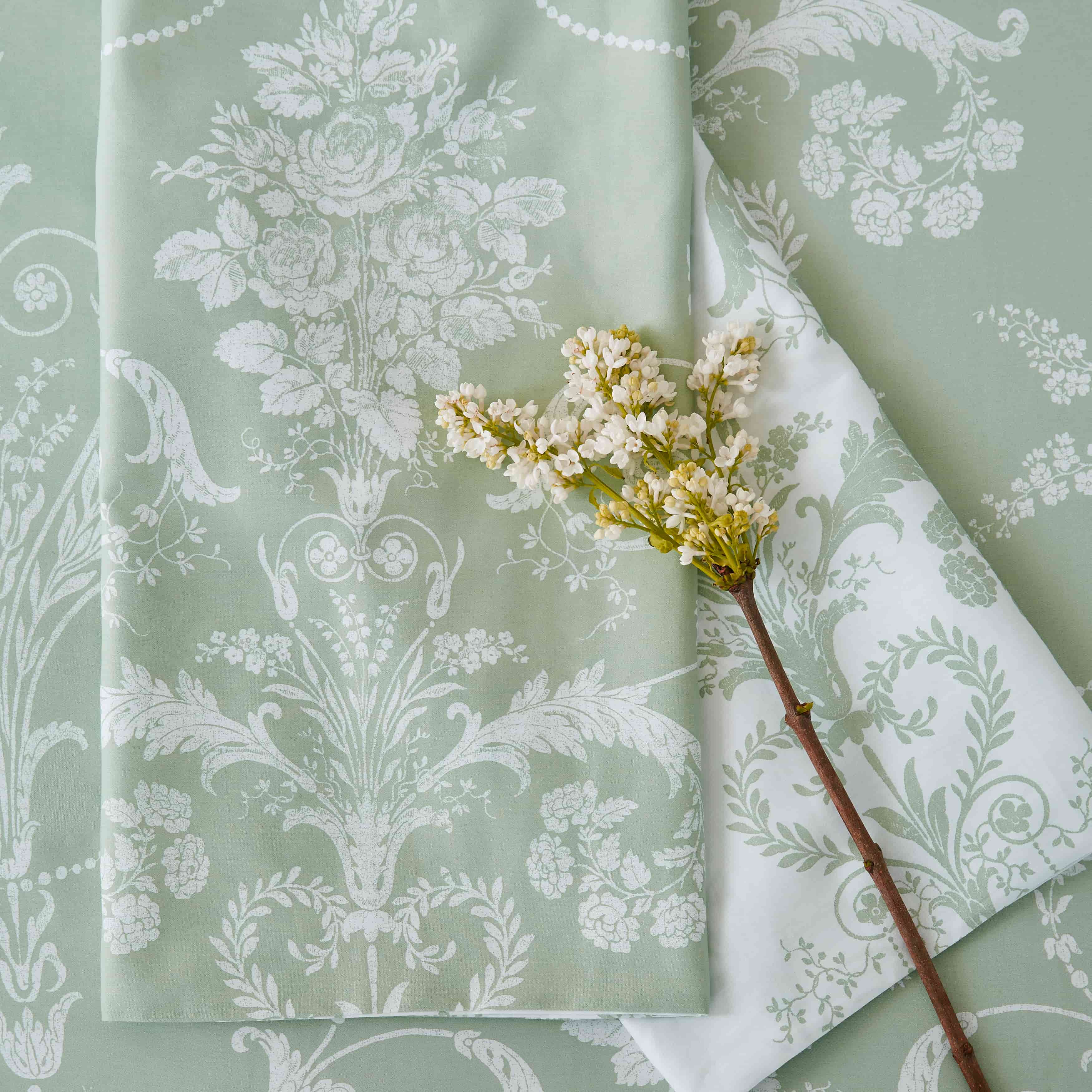 Laura Ashley Josette Duvet Cover Set - Green