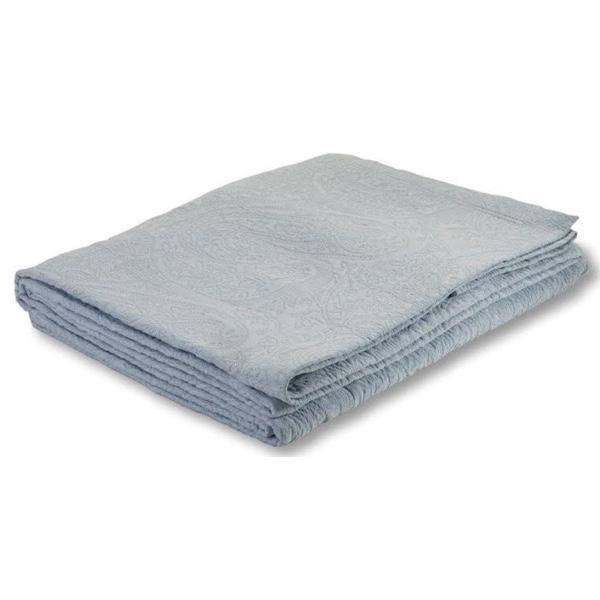Kashmir Bedspread - Duck Egg-Williamsons Factory Shop