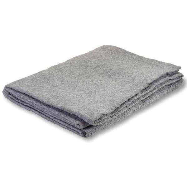 Kashmir Bedspread - Grey - Williamsons Factory Shop