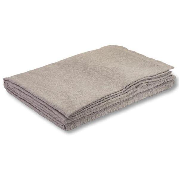 Kashmir Bedspread - Taupe - Williamsons Factory Shop