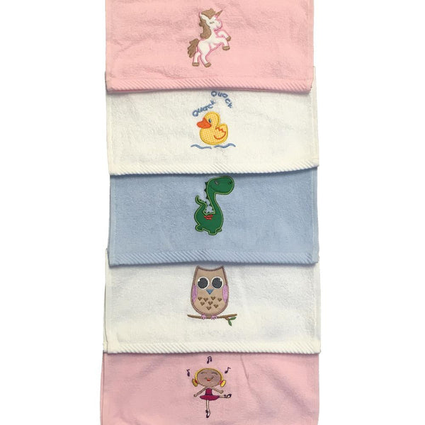 Kids Embroidered Face Cloth - Williamsons Factory Shop