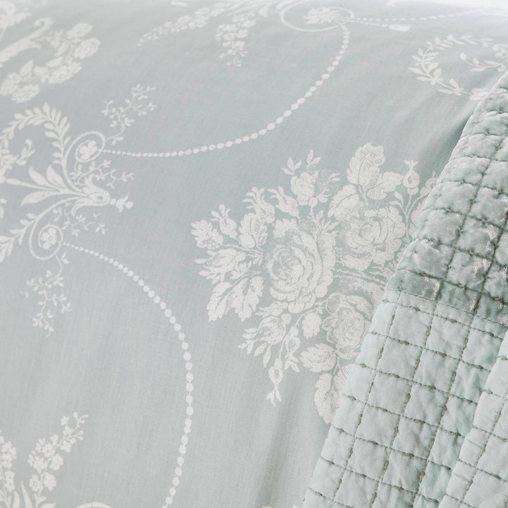 Laura Ashley Josette Duvet Cover Set - Duck Egg - Williamsons Factory Shop