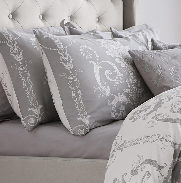 Laura Ashley Josette Duvet Cover Set - Steel - Williamsons Factory Shop