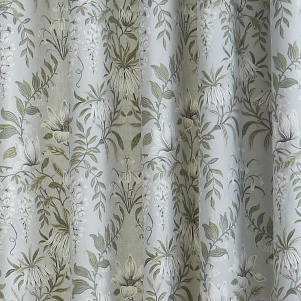 Laura Ashley Parterre Eyelet Curtains - Sage-Williamsons Factory Shop