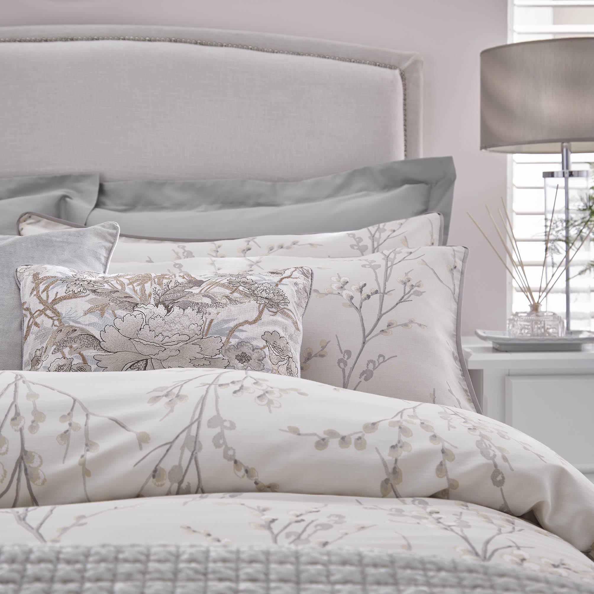 Laura Ashley Pussy Willow Duvet Cover Set - Dove Grey-Williamsons Factory Shop