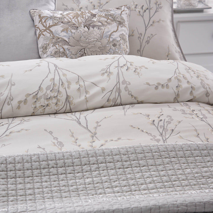 Laura Ashley Pussy Willow Duvet Cover Set - Dove Grey-Williamsons Factory Shop