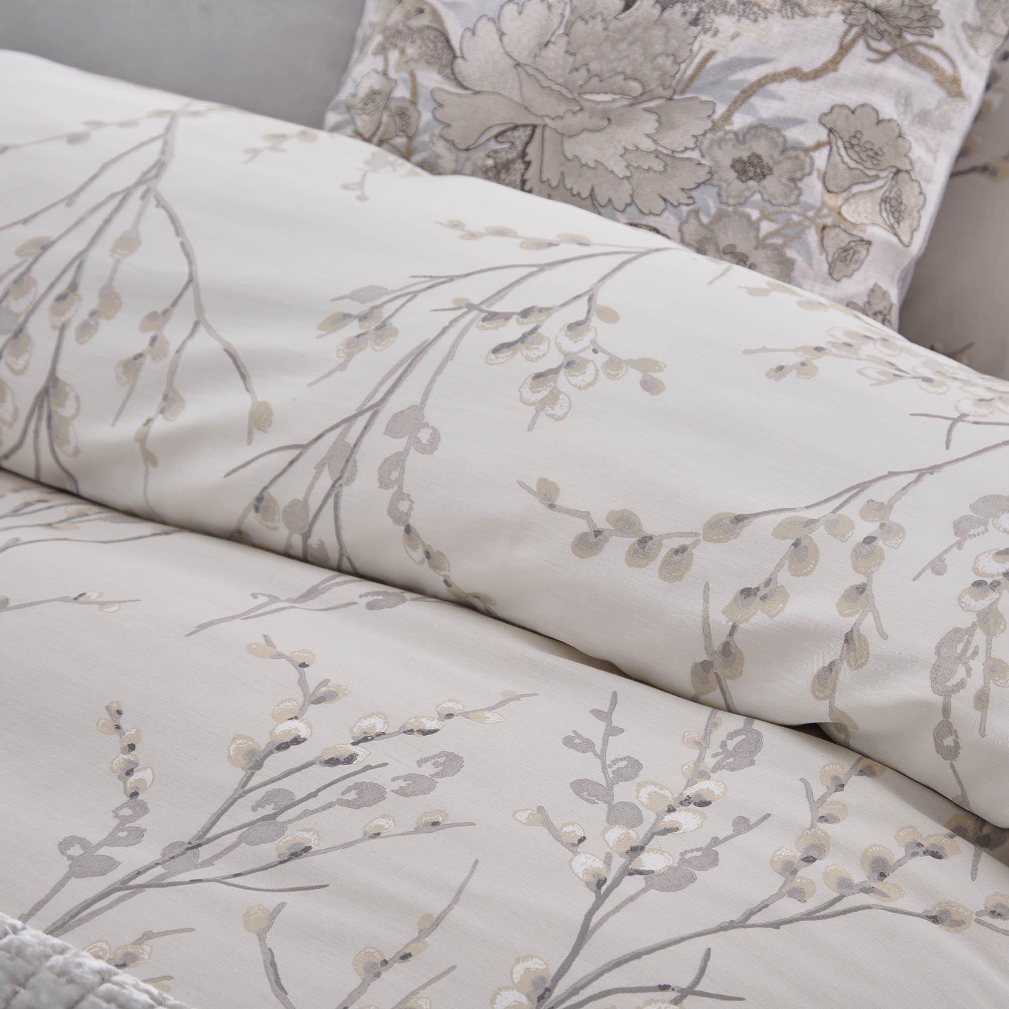 Laura Ashley Pussy Willow Duvet Cover Set - Dove Grey-Williamsons Factory Shop