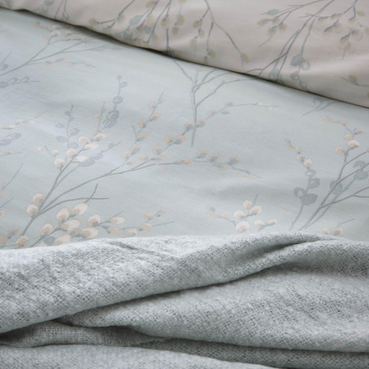 Laura Ashley Pussy Willow Duvet Cover Set - Duck Egg-Williamsons Factory Shop