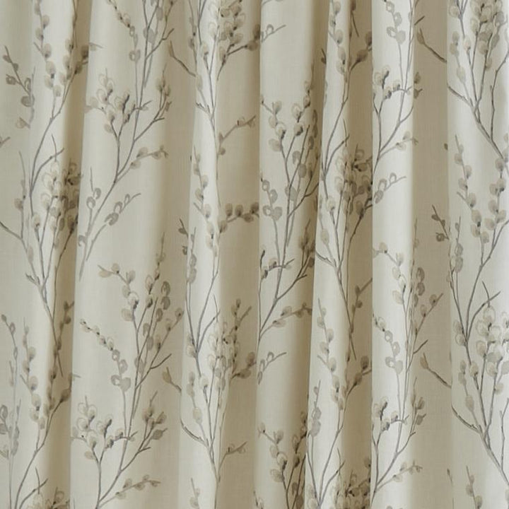 Laura Ashley Pussy Willow Pencil Pleat Curtains - Dove Grey - Williamsons Factory Shop