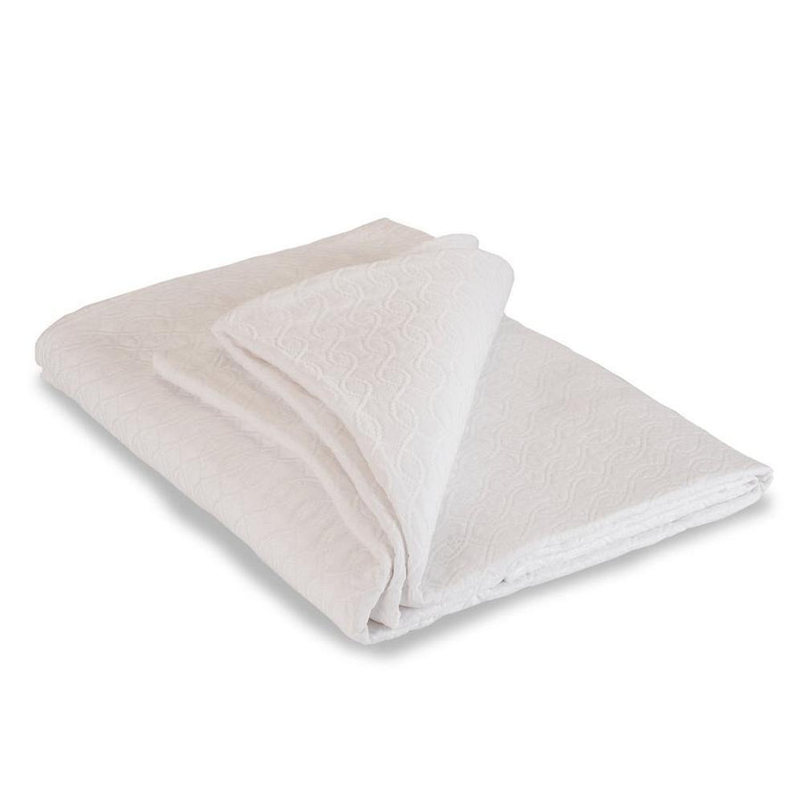 Ludlow Bedspread White - Williamsons Factory Shop