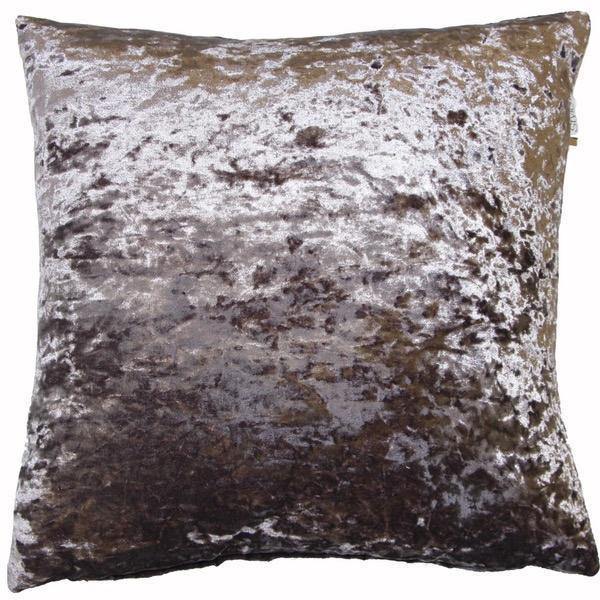 Lustre Crushed Velvet Cushion Cover - Steel-Williamsons Factory Shop