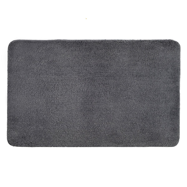 Antron Luxury Non-Slip Bath Mat - Charcoal - Williamsons Factory Shop