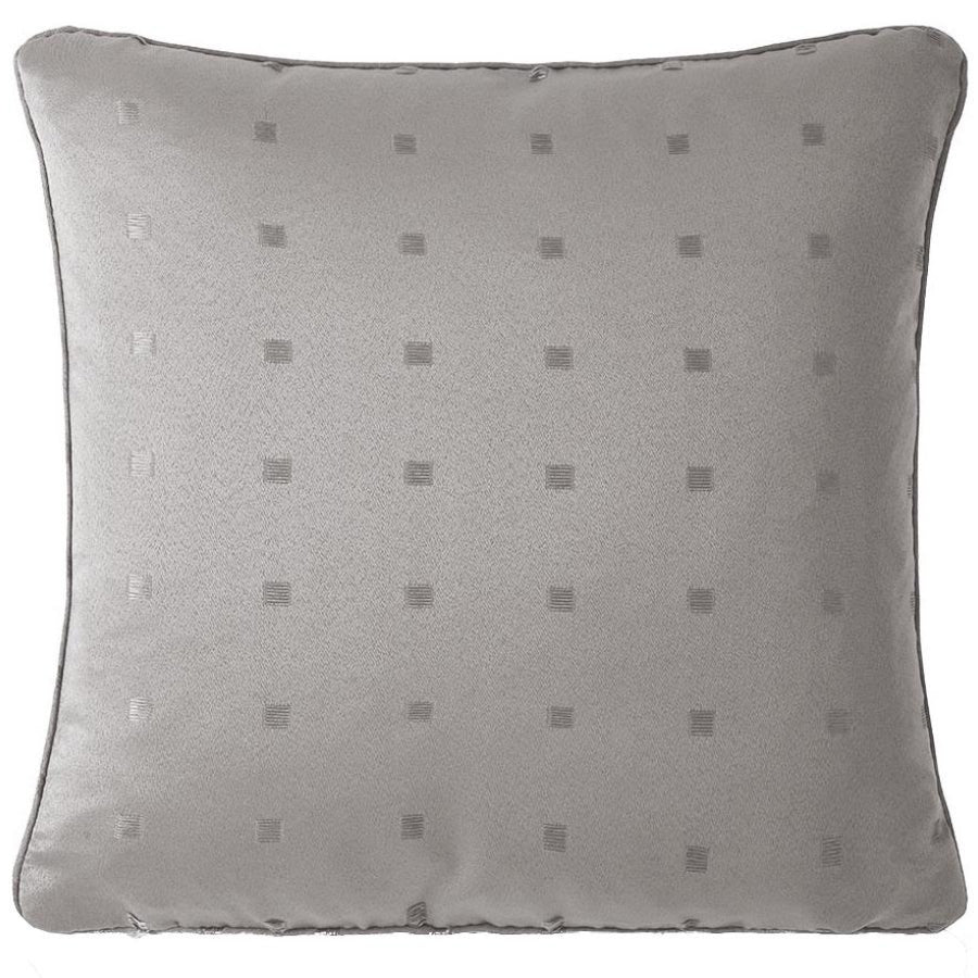 Madison Faux Silk Cushion Cover - Silver - Williamsons Home