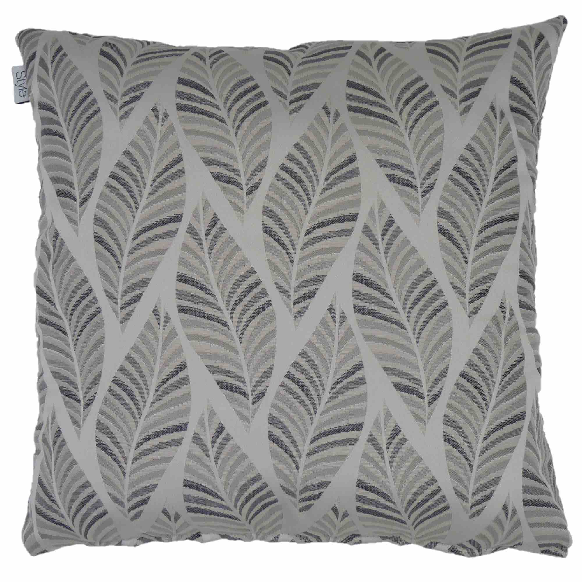 Metz Leaf Cushion Cover - Grey