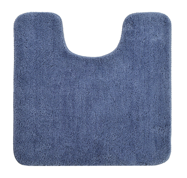 Antron Luxury Non-Slip Pedestal Mat - Mid Blue - Williamsons Factory Shop