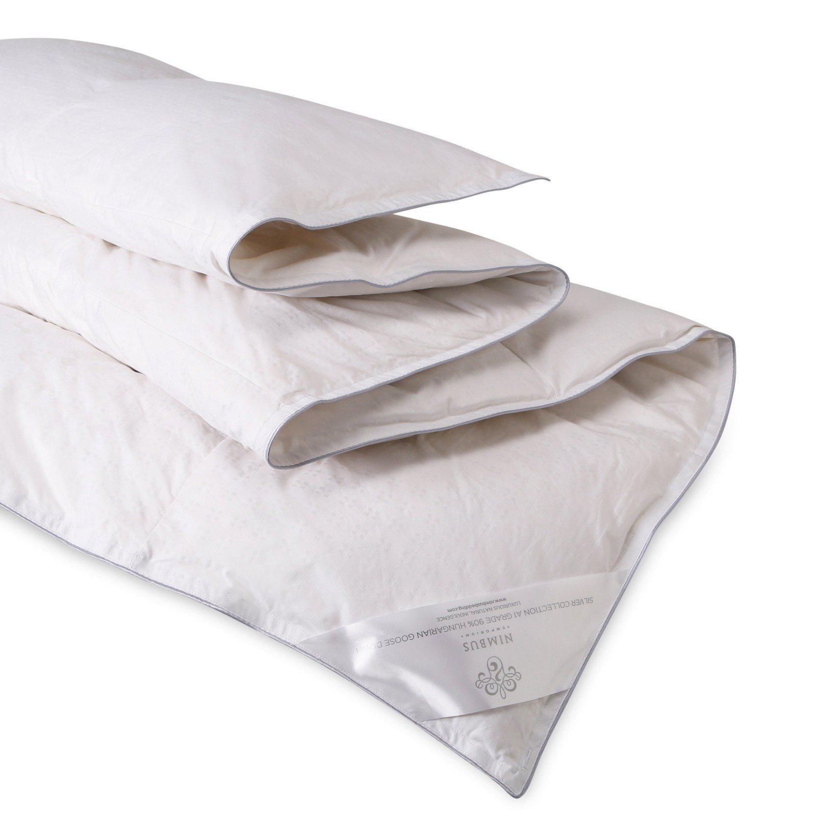 Nimbus Silver 90% Hungarian Goose Down Duvet-Williamsons Factory Shop
