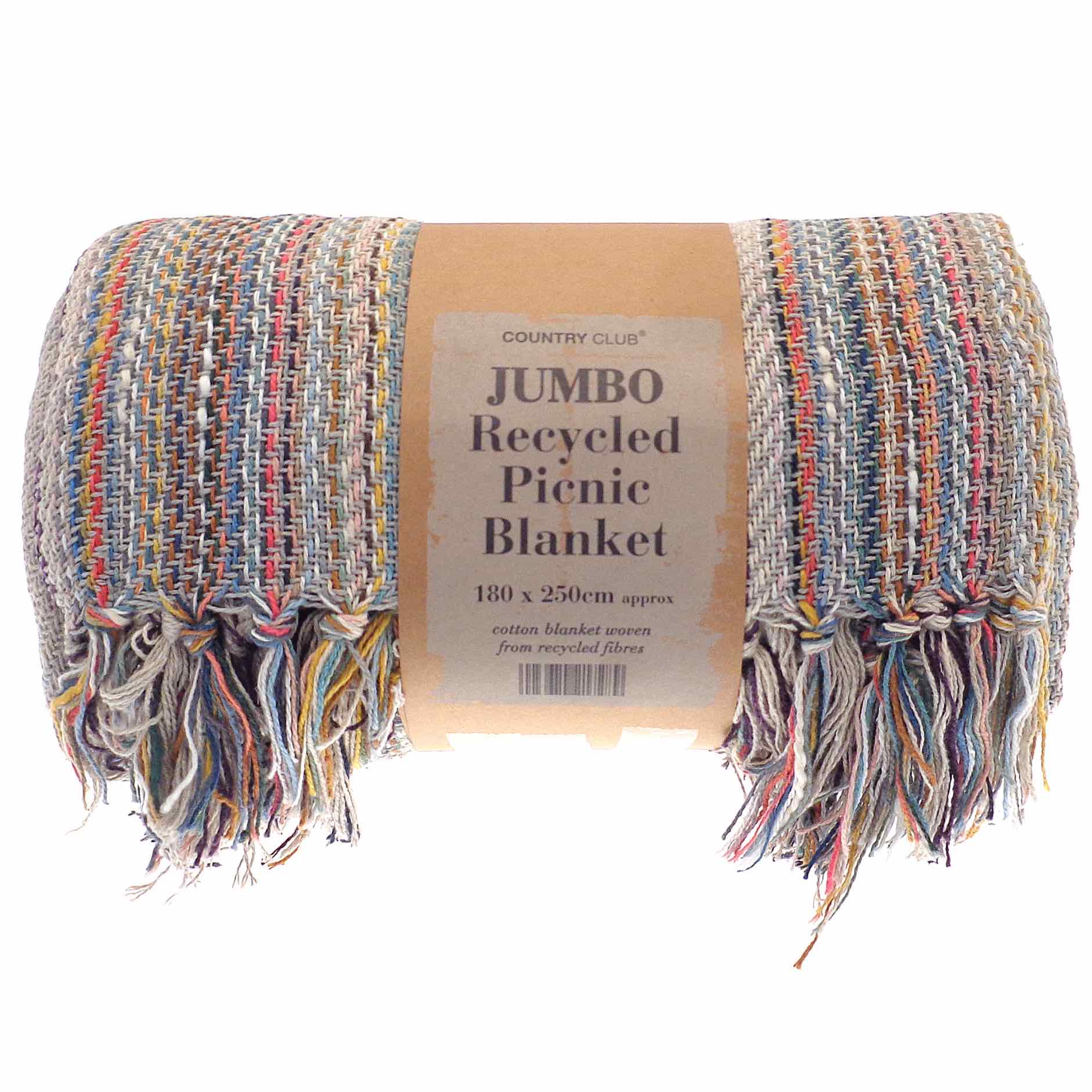 Country club recycled cotton picnic blanket online