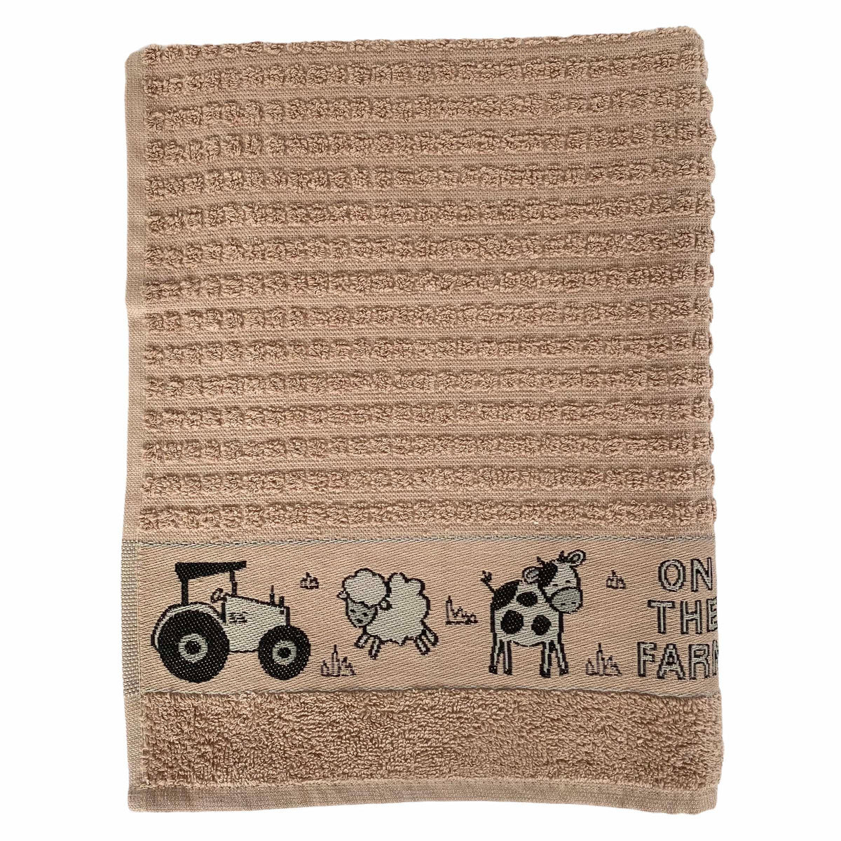 On The Farm Kitchen Towel - Brown - Williamsons Home