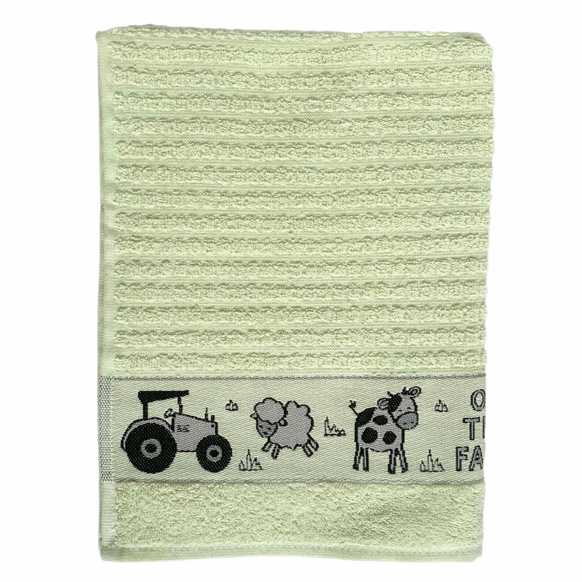 On The Farm Kitchen Towel - Green - Williamsons Home
