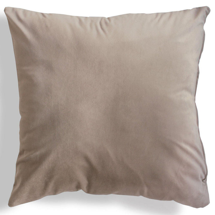 Opulence Velvet Filled 20" Cushion - Biscuit-Williamsons Factory Shop