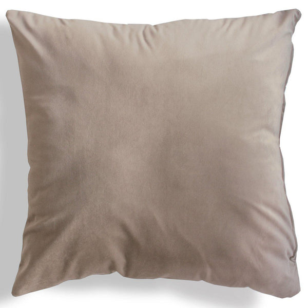 Opulence Velvet Filled 18" Cushion - Biscuit - Williamsons Factory Shop
